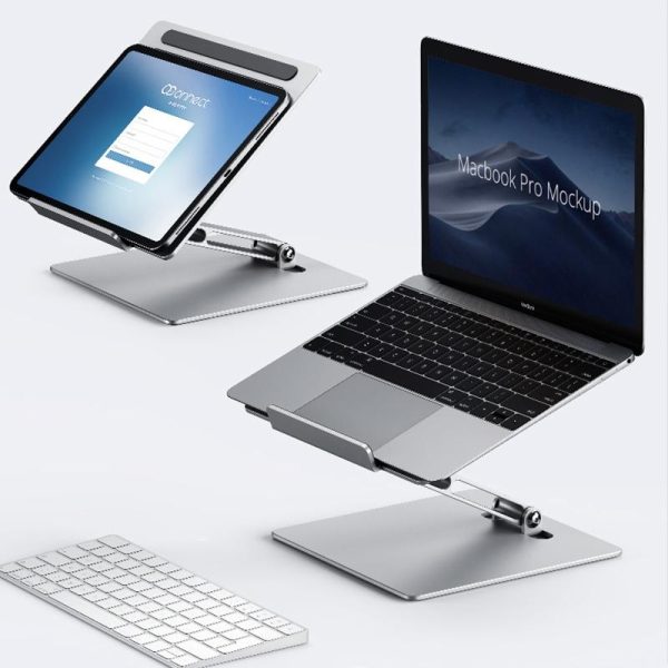 Lenovo Thinkplus Laptop Stand - Silver Desktop Compatible - Image 9