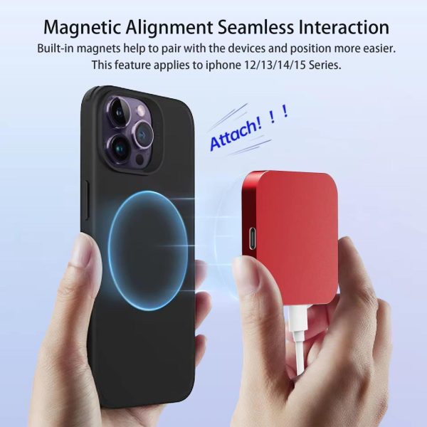 15W 3 In 1 Magnetic Wireless Charger For Smart Devices - Red - Image 9