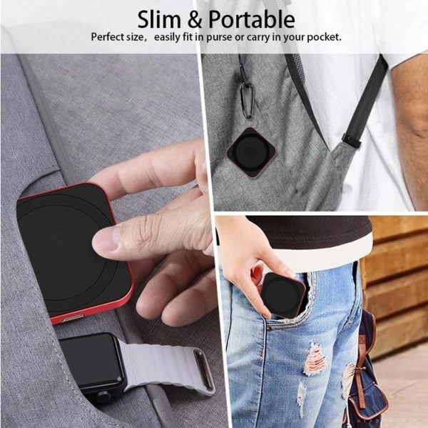 15W 3 In 1 Magnetic Wireless Charger For Smart Devices - Red - Image 12