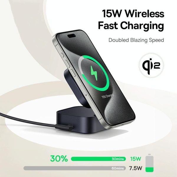 67W 2 In 1 Magnetic Wireless Charger + 1M Type C Cable - Image 10