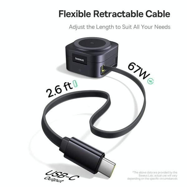 67W 2 In 1 Magnetic Wireless Charger + 1M Type C Cable - Image 14