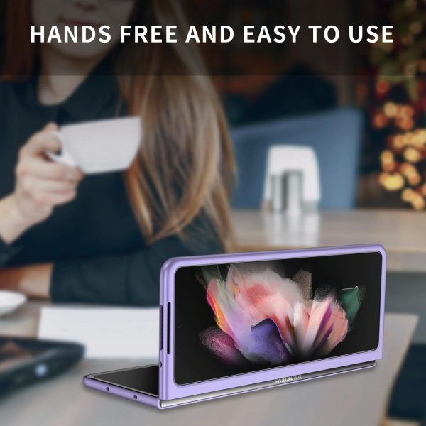 For Samsung Galaxy z Fold4 5G Foldable Armor Phone Case - Compact and Durable - Pink - Image 13