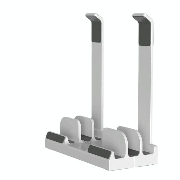 Versatile Laptop Stand with Storage and Cooling - Desktop Heightening Rack - Black - Image 10