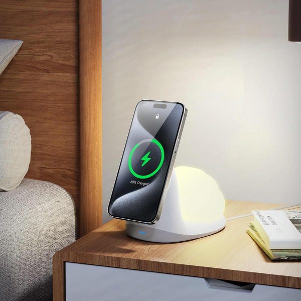 Wireless Charger With Night Light White - Image 8