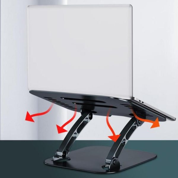 Aluminum Laptop Holder - Black - Image 6