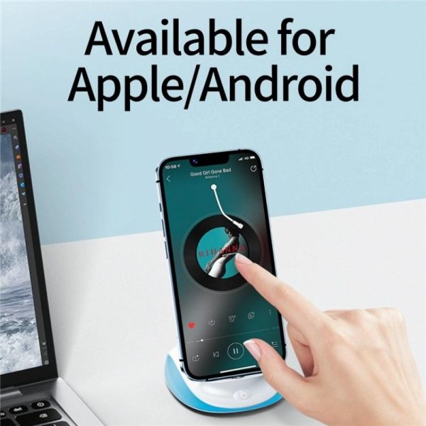 15W Universal Desktop Wireless Charger - Blue - Image 4
