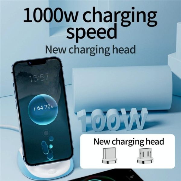 15W Universal Desktop Wireless Charger - Blue - Image 5