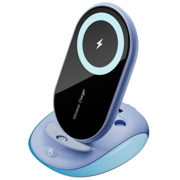 15W Universal Desktop Wireless Charger - Blue - Image 10