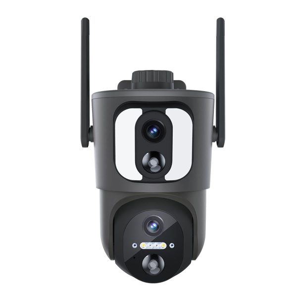 2Mp Solar Wifi Camera With Two-Way Voice & Alarm Recording - Black Binocular - Image 5