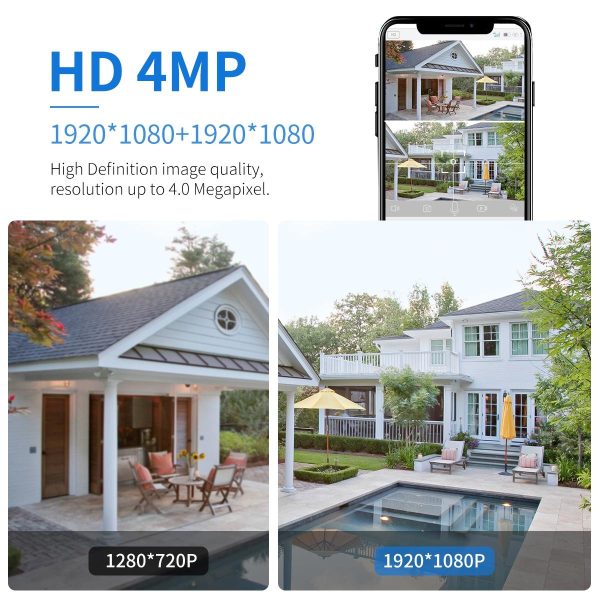 2Mp Solar Wifi Camera With Two-Way Voice & Alarm Recording - Black Binocular - Image 6