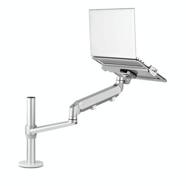 Adjustable Laptop Monitor Stand Mount - Aluminum Alloy - Black - Image 6