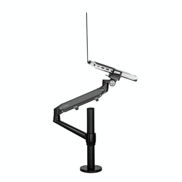 Adjustable Laptop Monitor Stand Mount - Aluminum Alloy - Black - Image 8