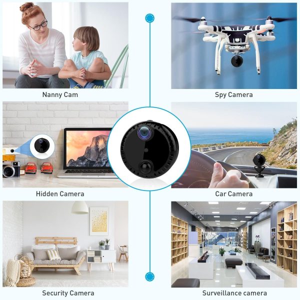 Hd Night Vision Wifi Camera For Home Monitoring - Black - Image 5