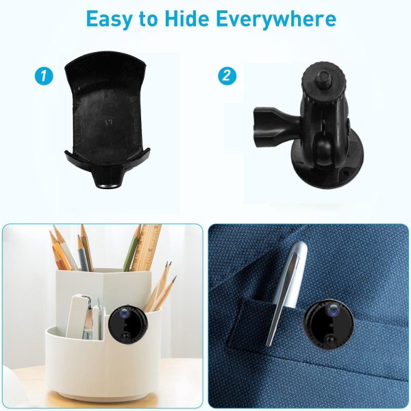 Hd Night Vision Wifi Camera For Home Monitoring - Black - Image 6