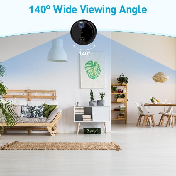 Hd Night Vision Wifi Camera For Home Monitoring - Black - Image 8