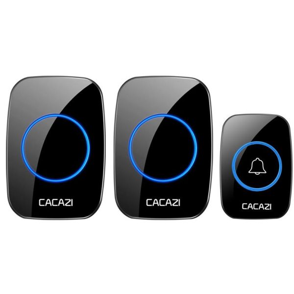 Wireless Waterproof Smart Doorbell - 2 Battery Options - White - Image 2