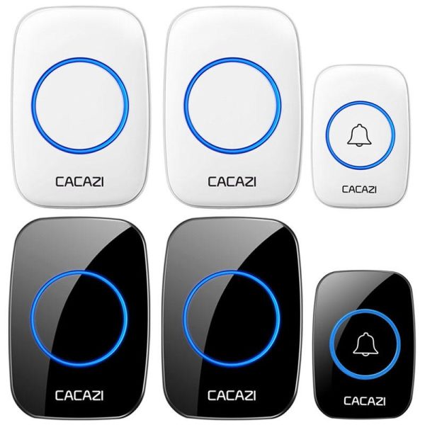Wireless Waterproof Smart Doorbell - 2 Battery Options - White - Image 3