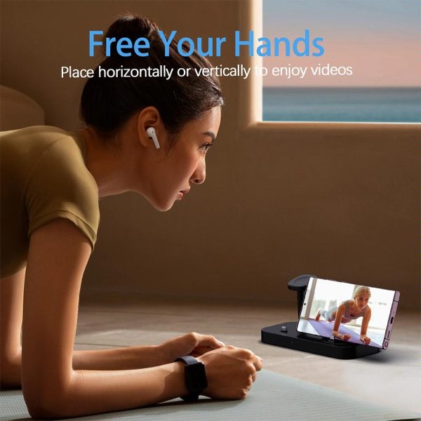 4 In 1 Type C Charging Stand For Samsung Watch And Galaxy Buds - White - Image 7