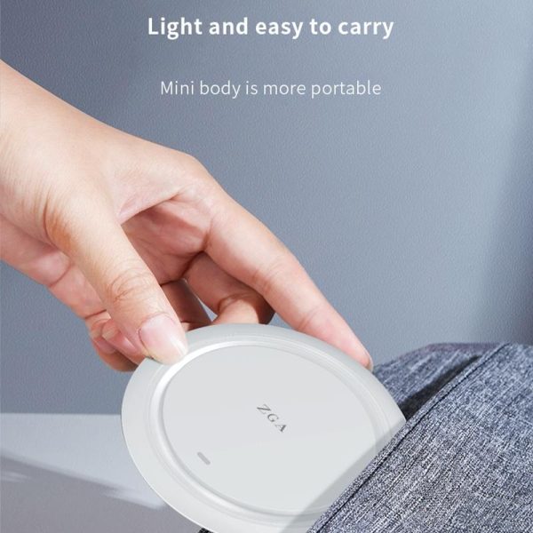 15W Desktop Wireless Charging Pad - Black - Image 7