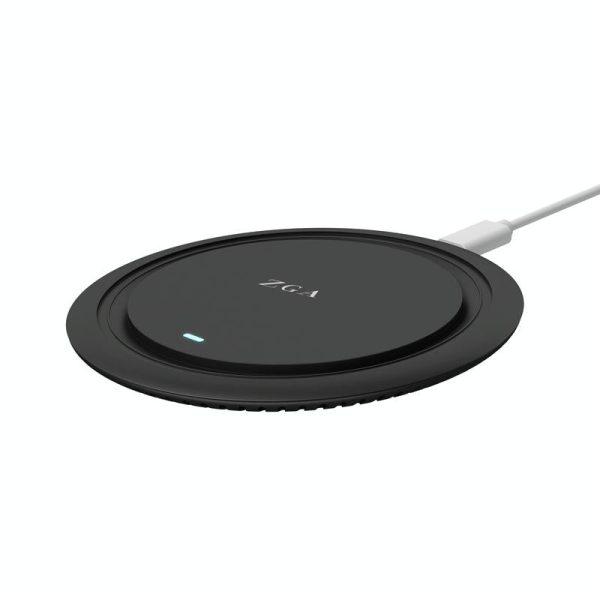 15W Desktop Wireless Charging Pad - Black - Image 8
