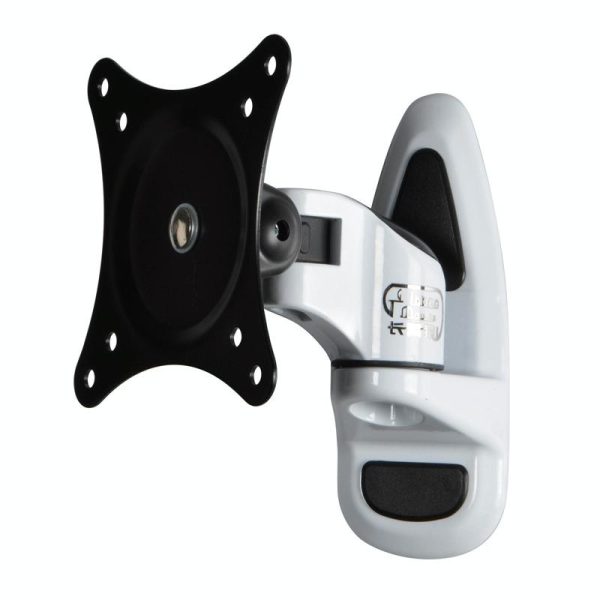 Universal Swivel Wall Mount for Computer Monitors - White - Image 3
