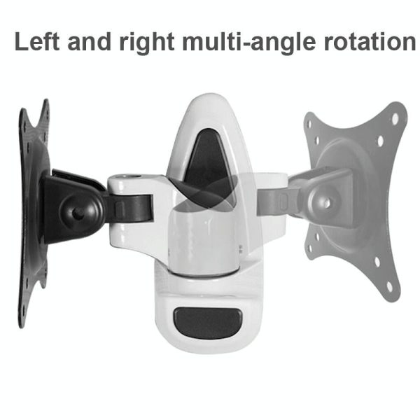 Universal Swivel Wall Mount for Computer Monitors - White - Image 5