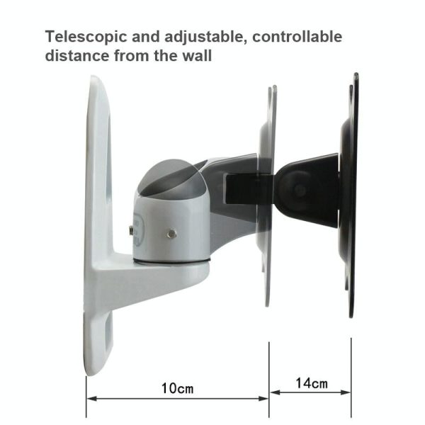 Universal Swivel Wall Mount for Computer Monitors - White - Image 7