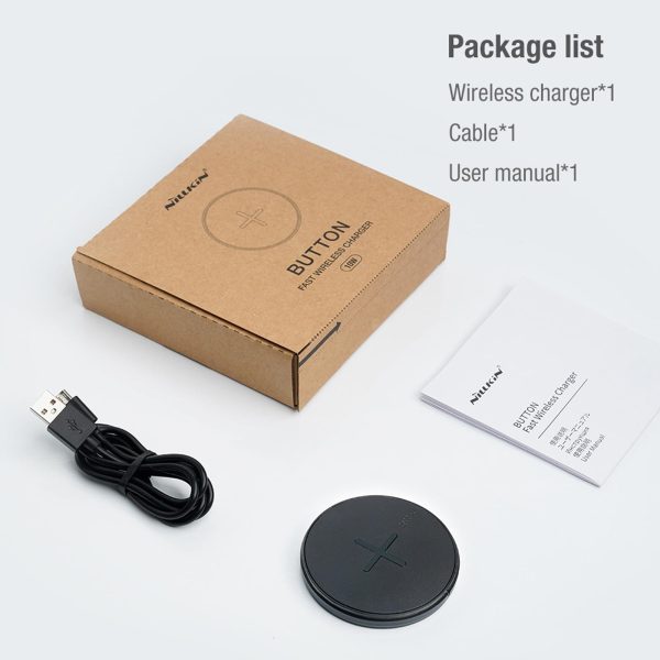 Fast Charging Wireless Charger Portable & Button Design - Image 7