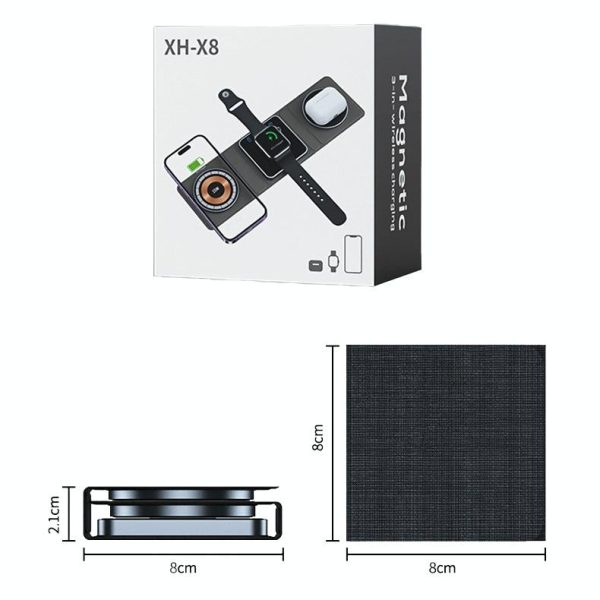 15W 3 In 1 Foldable Magnetic Wireless Charger - Image 5