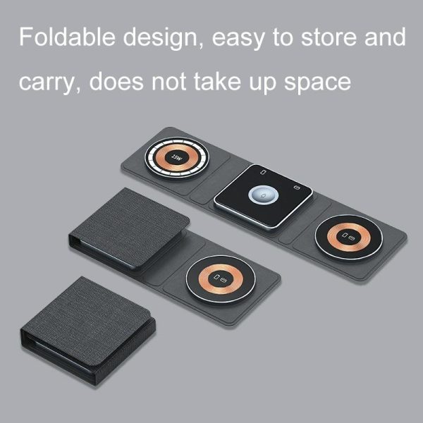 15W 3 In 1 Foldable Magnetic Wireless Charger - Image 8