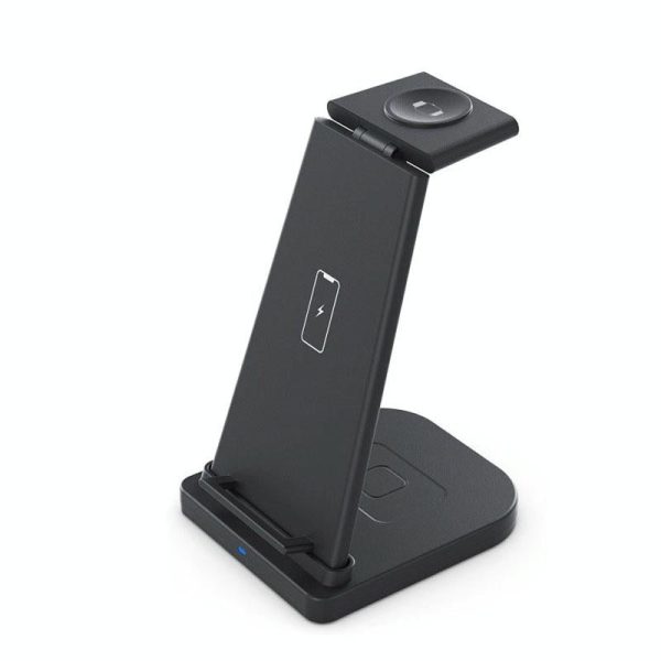 3 In 1 Portable Wireless Charger Detachable - White - Image 2