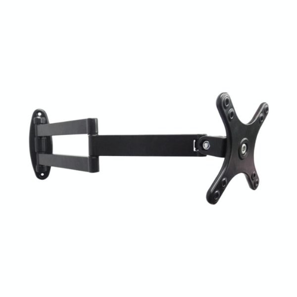 Universal Swivel Wall Mount for Computer Monitors - Black - Image 3