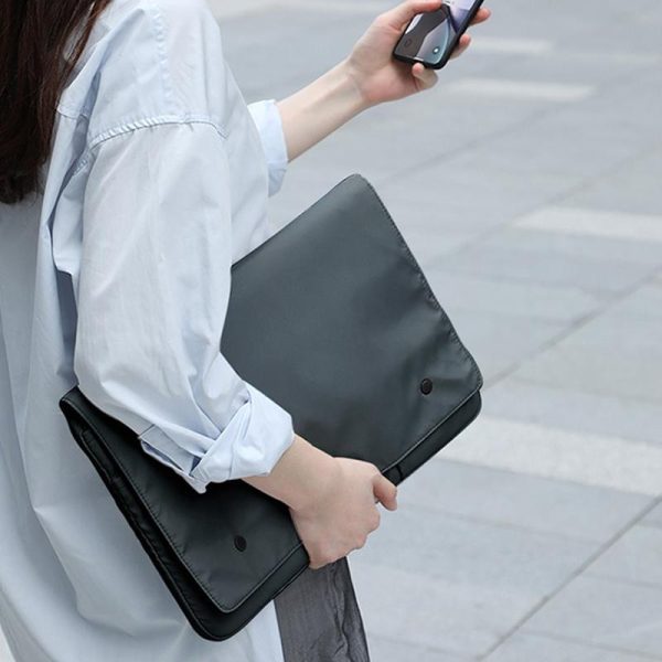13 Inch Multi-layer Laptop Sleeve - Waterproof & Shock-absorbing Storage Bag - Black - 13 Inch - Image 10