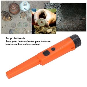 Waterproof Handheld Metal Detector - Mini - Orange - Image 4