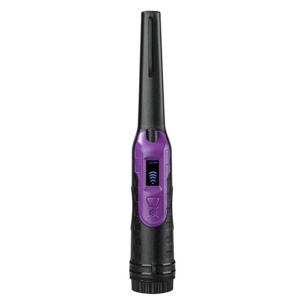 Small Handheld Metal Detector for Outdoor Treasure Hunting - Black Purple - Image 2