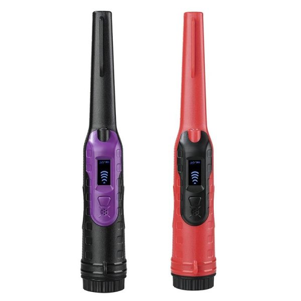 Small Handheld Metal Detector for Outdoor Treasure Hunting - Black Purple - Image 3