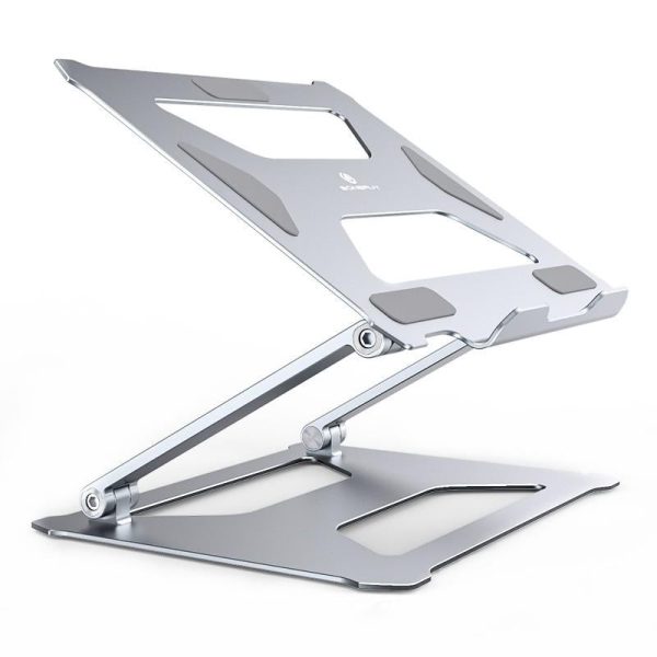 Aluminum Laptop Holder for 14-17.3 Inch Screens - Ergonomic Design - Image 2