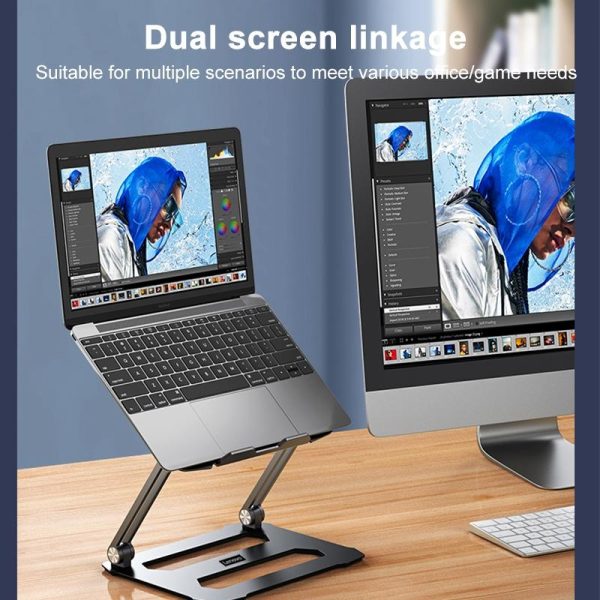 Lenovo Thinkplus Laptop Cooling Stand - Silver L40 - Image 3
