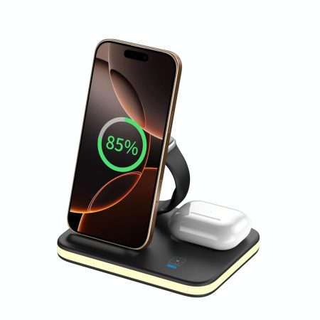 4 In 1 Magnetic Fast Wireless Charger - Gold