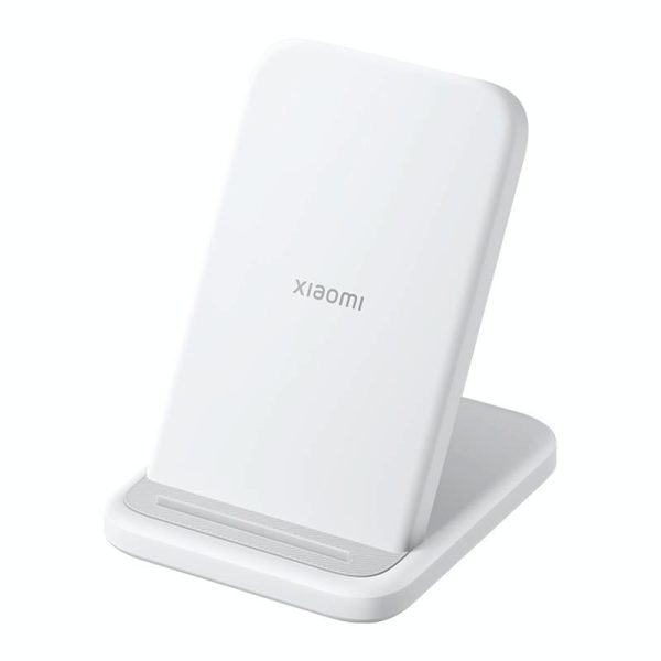 30W Vertical Wireless Charger White - Image 2