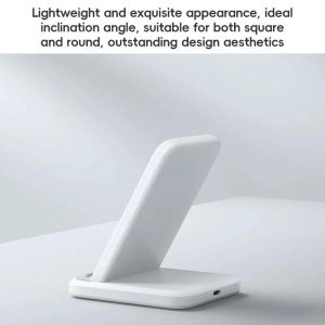 30W Vertical Wireless Charger White - Image 6