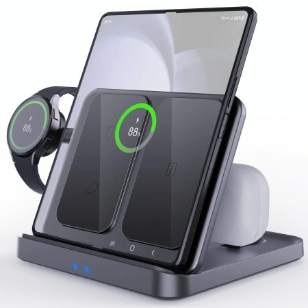 3 In 1 Wireless Charger For Samsung Galaxy Z Fold Black