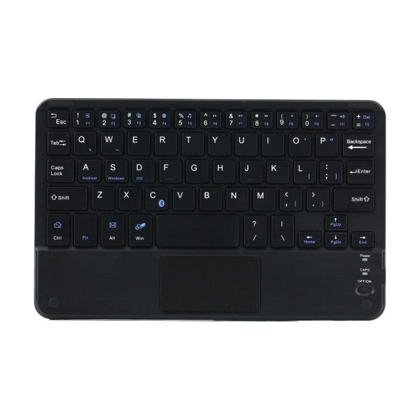 Detachable Bluetooth Keyboard Leather Tablet Case For Ipad Mini 6 With Touchpad & Holder - Black - Image 4
