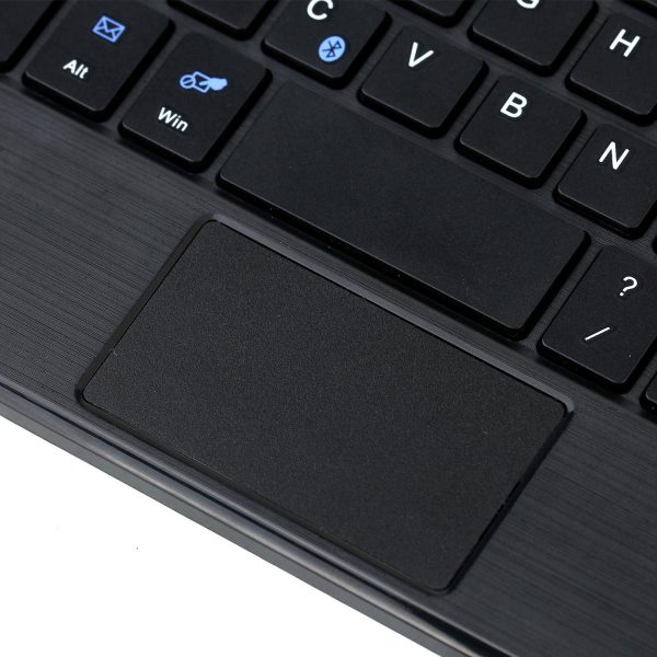 Detachable Bluetooth Keyboard Leather Tablet Case For Ipad Mini 6 With Touchpad & Holder - Black - Image 6