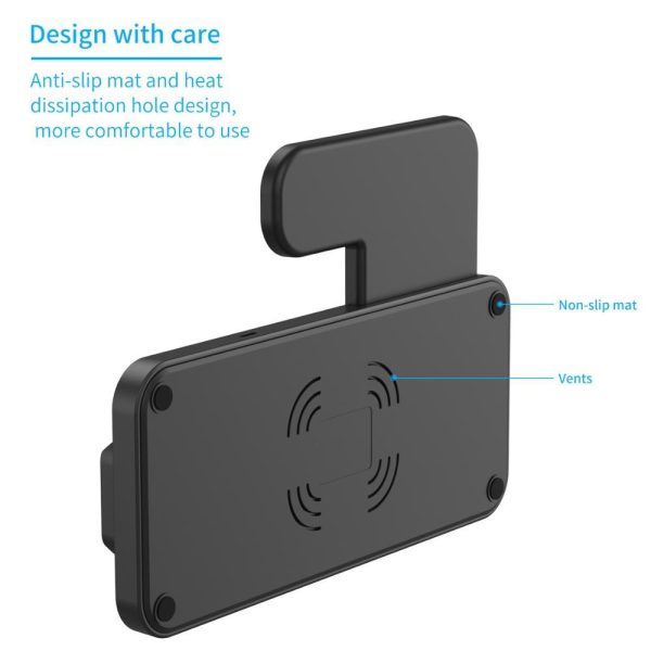 Foldable 4 In 1 Wireless Charger For Mobile Devices - Black - Image 7