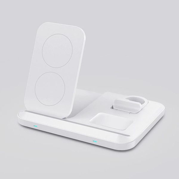 15W 3 In 1 Foldable Wireless Charger - Black - Image 9