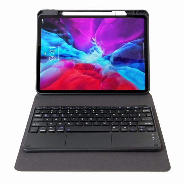 Bluetooth Keyboard Leather Case For Ipad 9.7 2018 / 2017 With Three-Fold Holder - Rainbow - Image 5