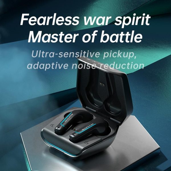 Wireless Bluetooth Game Earphones with Noise Reduction - H2s Pro - Black - Image 3