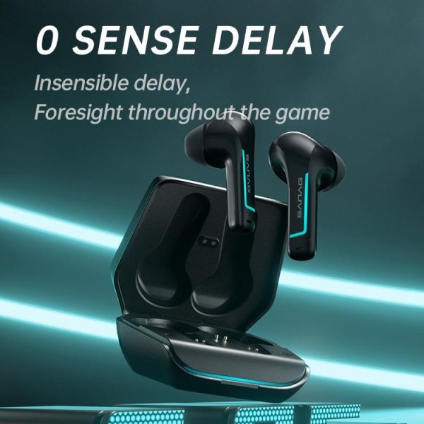 Wireless Bluetooth Game Earphones with Noise Reduction - H2s Pro - Black - Image 4