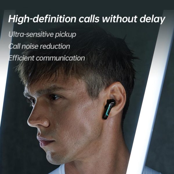 Wireless Bluetooth Game Earphones with Noise Reduction - H2s Pro - Black - Image 7